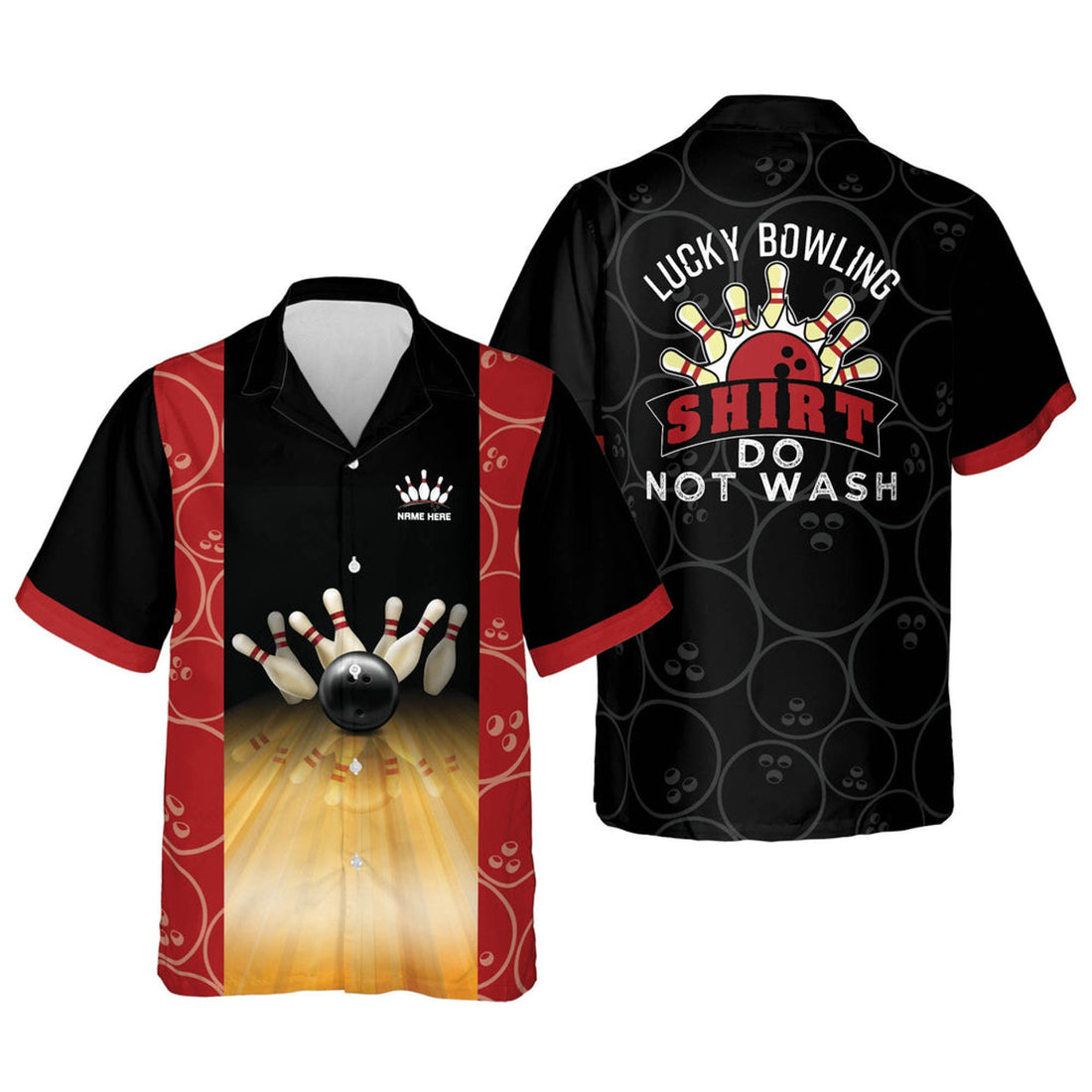 Custom Lucky Bowling Shirt Do Not Wash Vintage Hawaiian Shirt