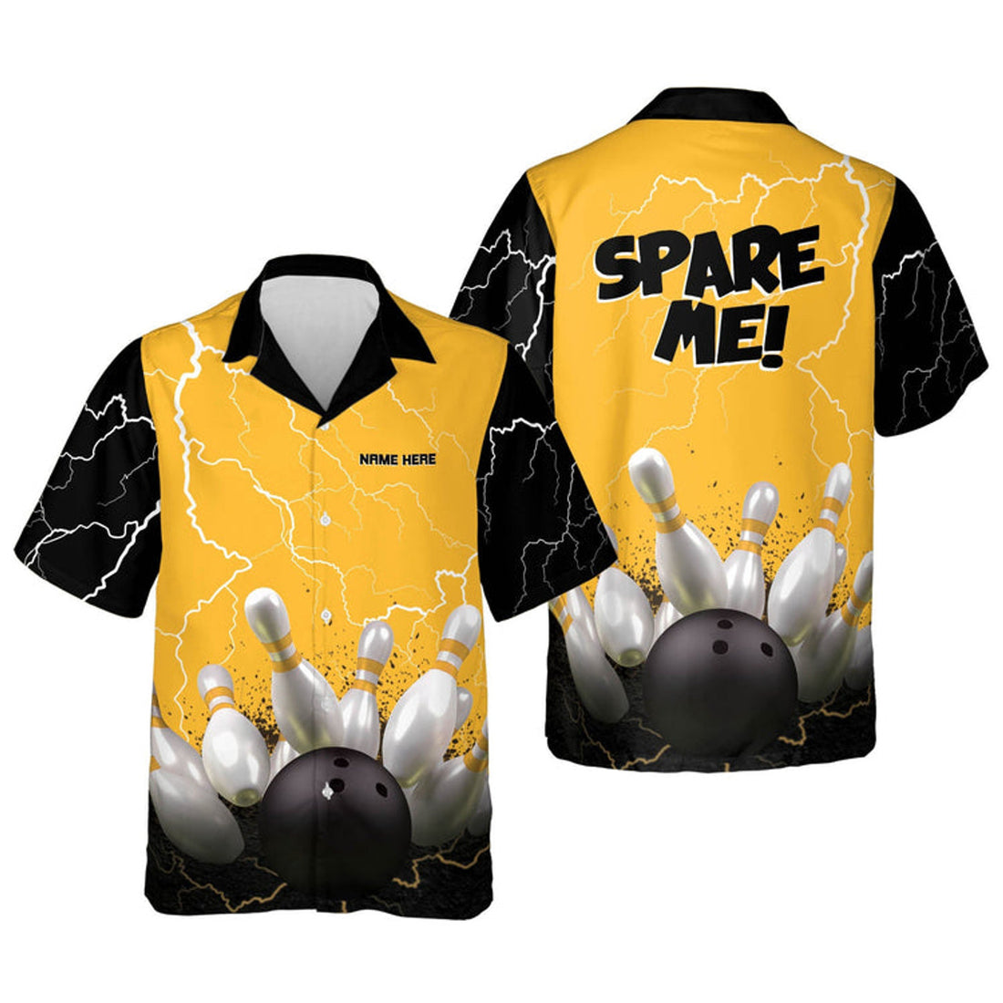 Custom King Pin Bowling Team hawaiian Shirts For Men And Women, Summer gift for Bowling team shirt