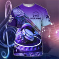 Customized 3D All Over Printed Hoodie For DJ Men Women, Zip Up DJ Design On Hoodie, Dj Shirt