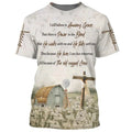 3D All Over Printed Believe Amazing Grace Shirt Power In The Blood T-Shirt