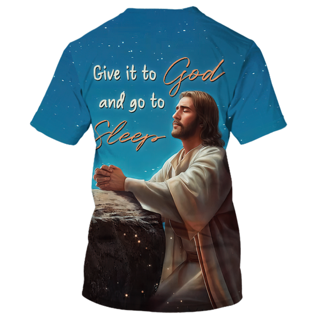 FUNSTUFFPRINT 3D Full Printed God Jesus Shirt Gift It to God And Go To Sleep 3D T-shirt