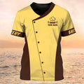 FUNSTUFFPRINT Baking T-Shirt Custom Baker Shirt Bakery Uniform 3D T-shirt