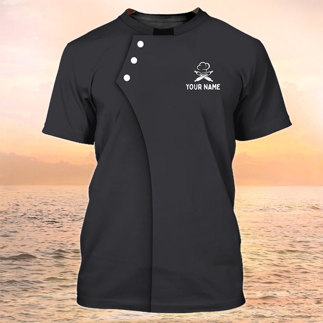 FUNSTUFFPRINT Bakery Uniform Black Bakers Gonna Bake Custom 3D T-shirt