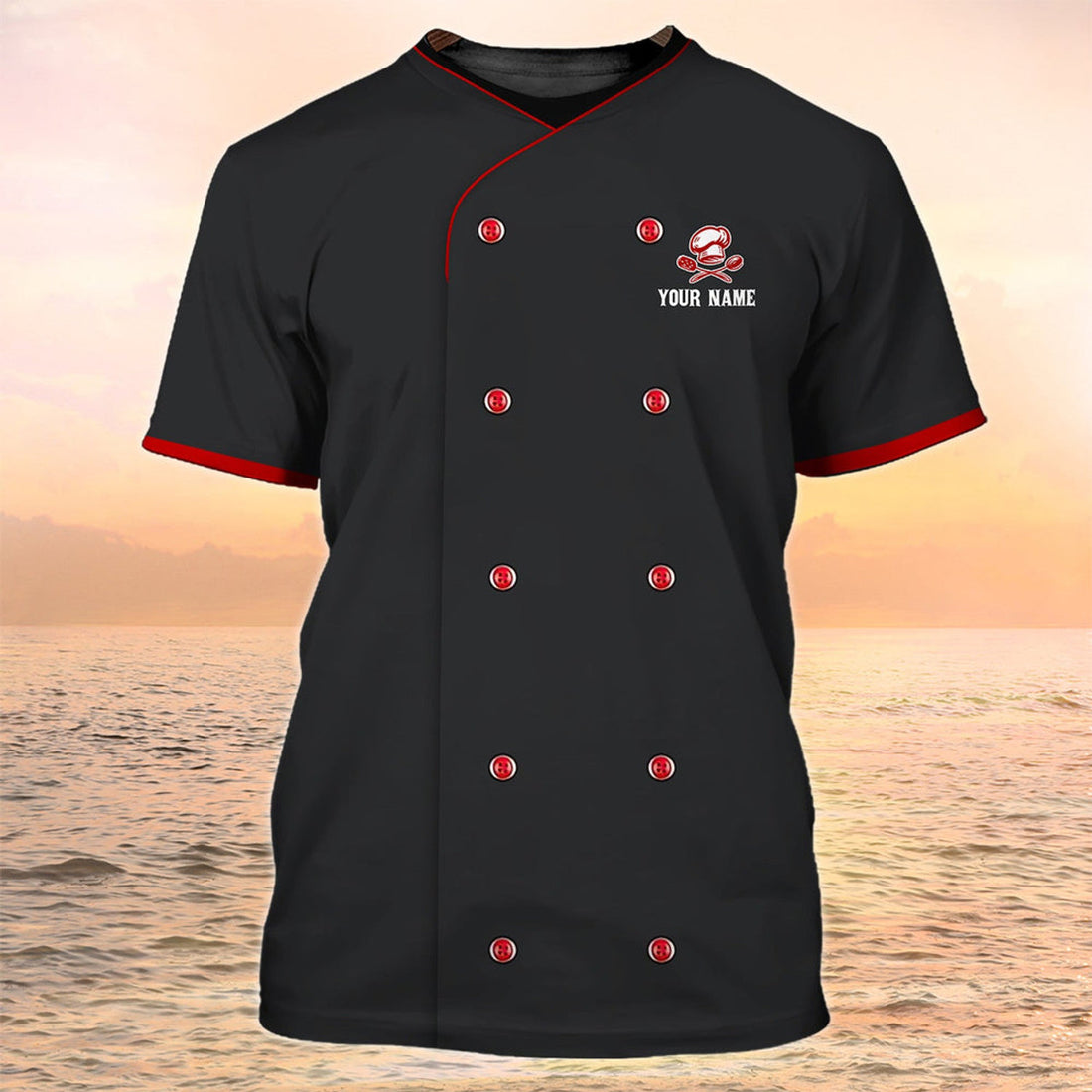 FUNSTUFFPRINT Baker Custom T-Shirt Baking Is My Therapy 3D T-shirt