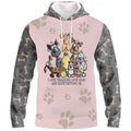 FUNSTUFFPRINT I Just Freaking Love Dogs And Have Tattoos 3D Hoodie and Zip Hoodie
