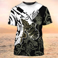 FUNSTUFFPRINT Love Tattoo And Jesus Shirts, Tattoo Style Shirt 3D Tattoo Sublimation On Shirt 3D T-shirt