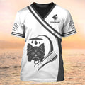 FUNSTUFFPRINT Dog Groomer Shirts Grooming Custom T-Shirt Grooming Apparel Pet Salon Uniform 3D T-shirt
