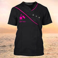 FUNSTUFFPRINT Nail Hustler Shirt Manicurist Custom T-Shirt Pink Ver 3D T-shirt