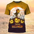 Loves Halloween T-Shirt 3D Pumpkin Shirt For Halloween