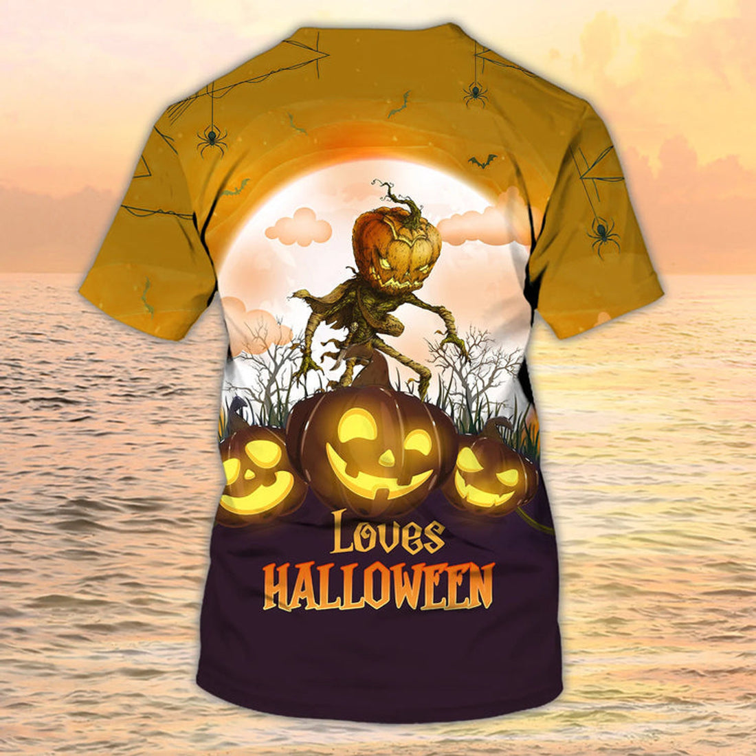 Loves Halloween T-Shirt 3D Pumpkin Shirt For Halloween