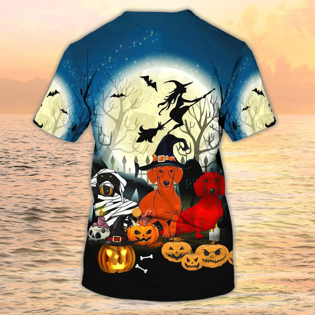 Womens Halloween Shirts 3D Dog Halloween Shirt Halloween Gift For Dog Lovers