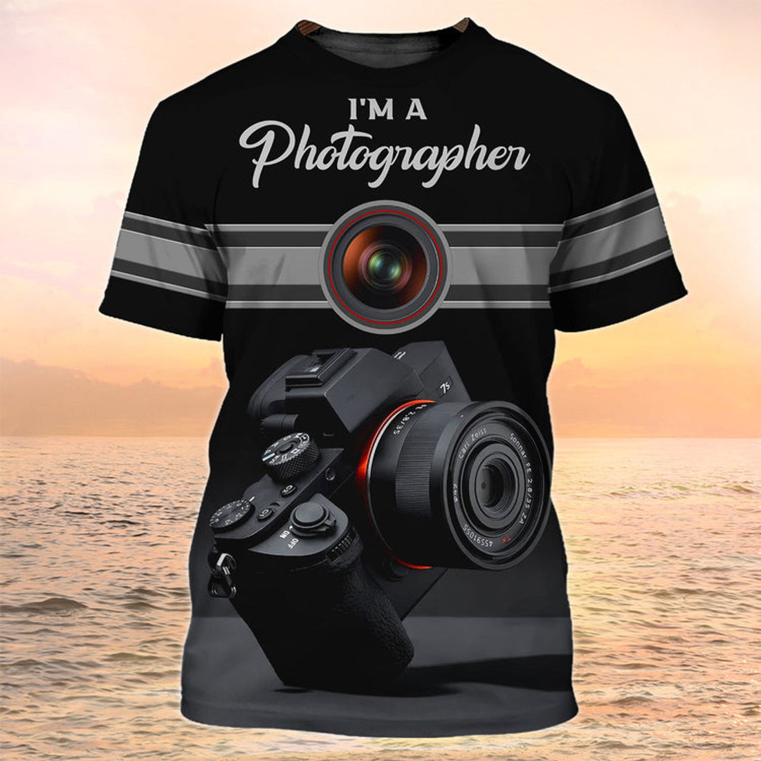 FUNSTUFFPRINT 3D All Over Print Photographer Shirts I'm A Photographer Black Shirt Men Women 3D T-shirt