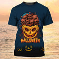 Skull Halloween 3D All Over Print T-Shirt Halloween Shirt For Skull Lovers