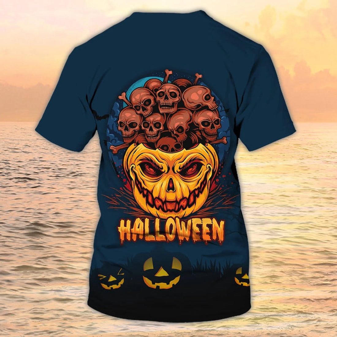 Skull Halloween 3D All Over Print T-Shirt Halloween Shirt For Skull Lovers
