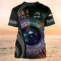 Custom Photography Shirts Camera Shirts Photographer Custom T-Shirt Gift For Camera Lover