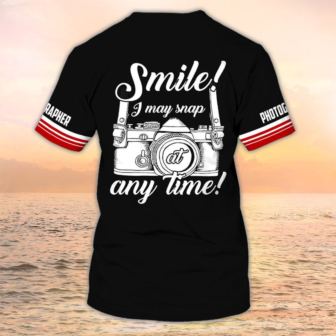FUNSTUFFPRINT Photography Shirt Cameraman Shirt 3D All Over Print Gift For Photographer 3D T-shirt