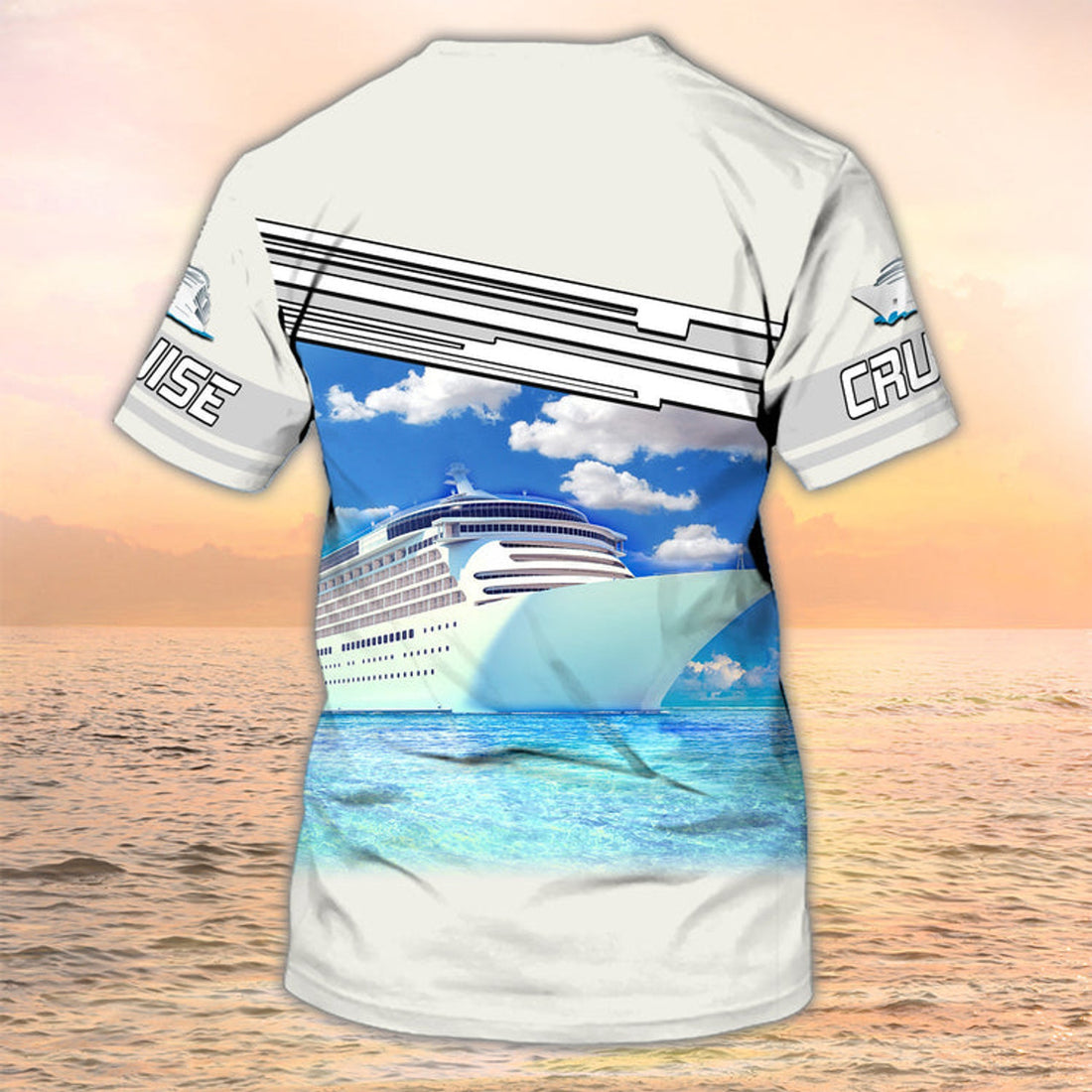 FUNSTUFFPRINT 3D All Over Printed Cruise T-Shirt, Cruise Ship T-Shirts, Cruise Custom T-Shirt Men Women 3D T-shirt