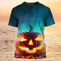 FUNSTUFFPRINT 3D All Over Print Pumpkin On Shirt Men Women 3D T-shirt