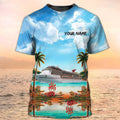 FUNSTUFFPRINT Cruise Trip T-Shirts, Cruise T-Shirt 3D All Over Print Cruise Custom T-Shirt For Friend 3D T-shirt