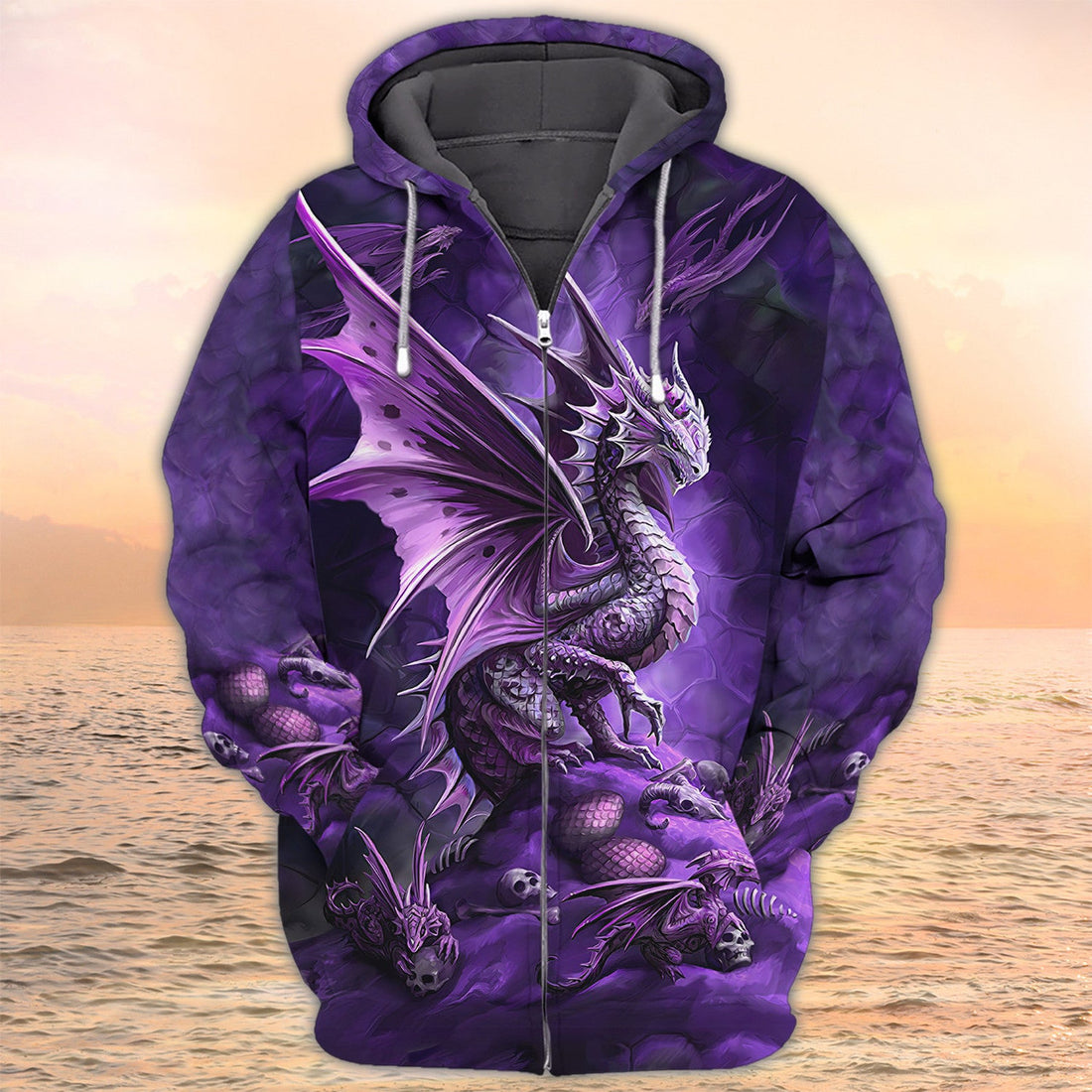 FUNSTUFFPRINT Tattoos And Dungeon Dragon 3D Hoodie and Zip Hoodie