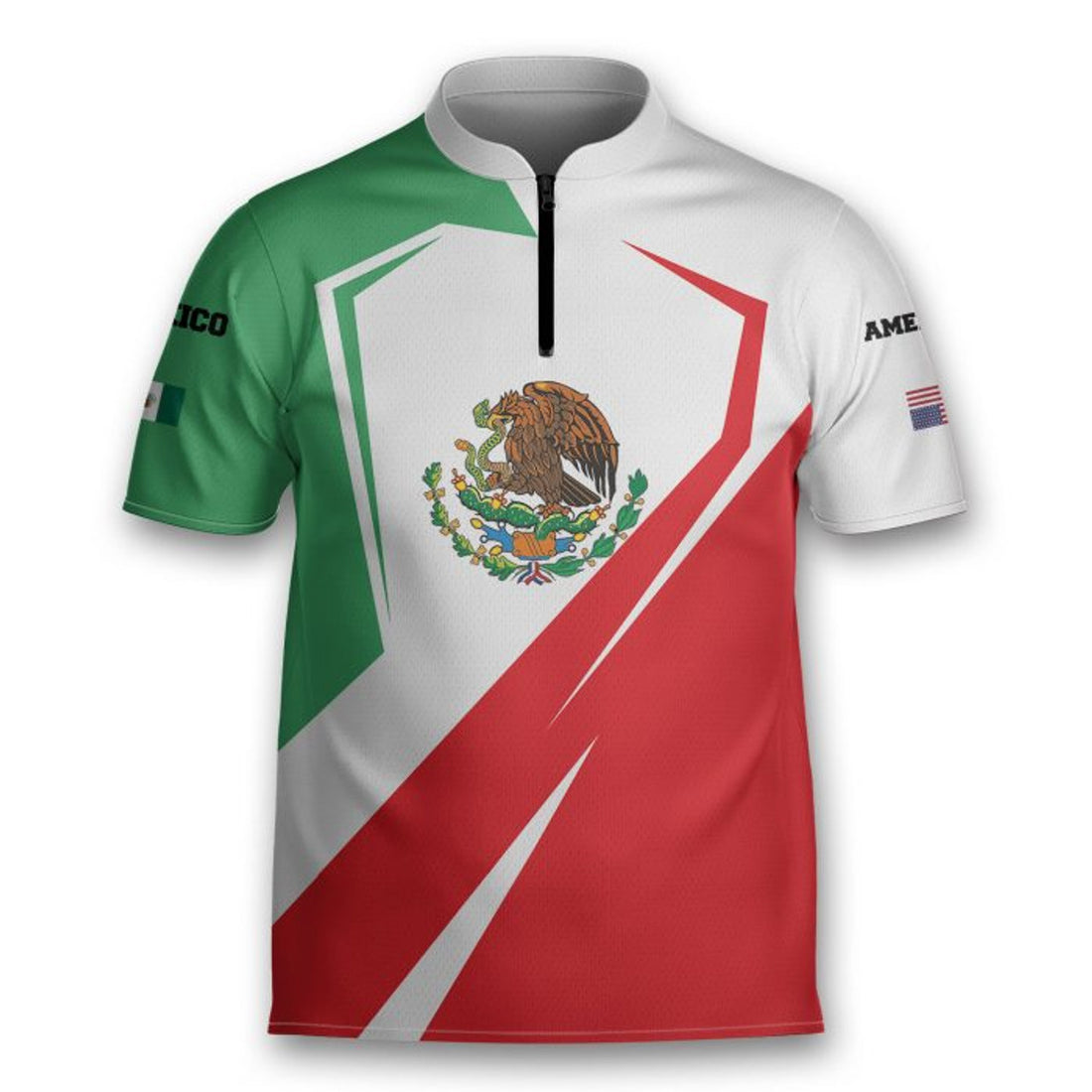 Personalized Mexico Sons Of Mexico American Chapter Skull Bowling Jersey Polo