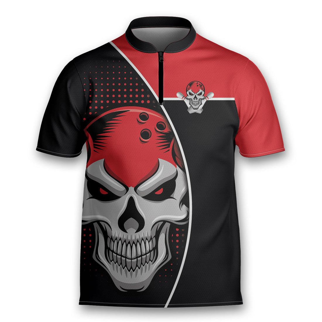 There Is A Beast Inside Me Skull Bowling Polo Jersey