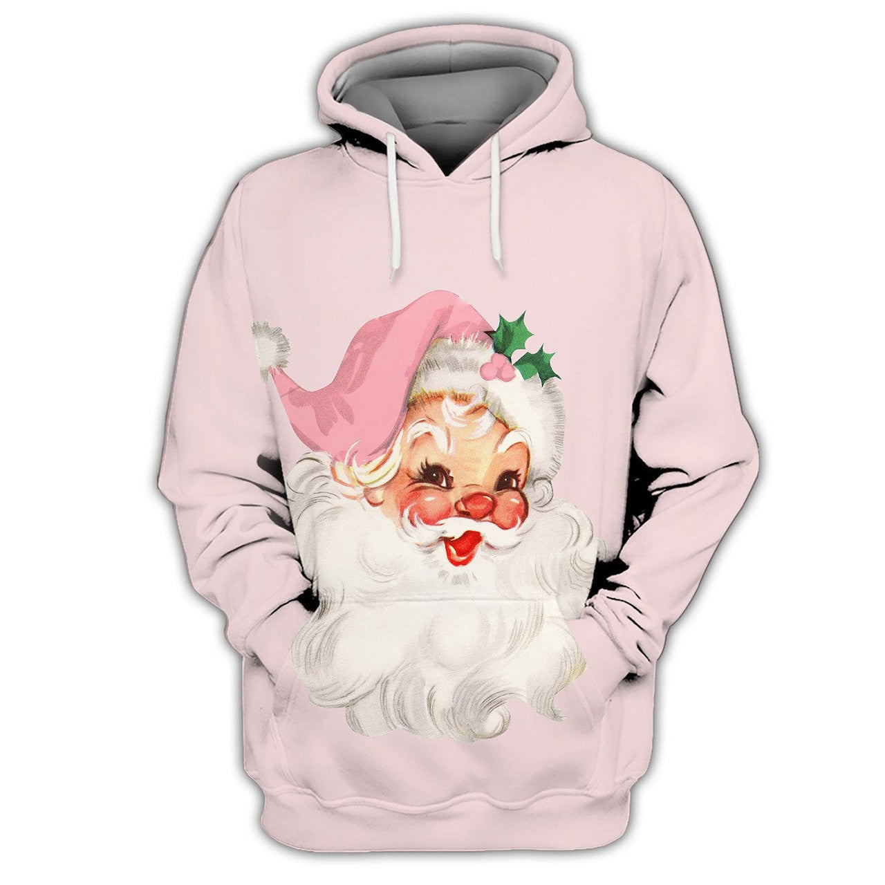 FUNSTUFFPRINT Santa Claus Christmas Hoodie Unisex Merry Christmas Hoodie 3D Hoodie and Zip Hoodie