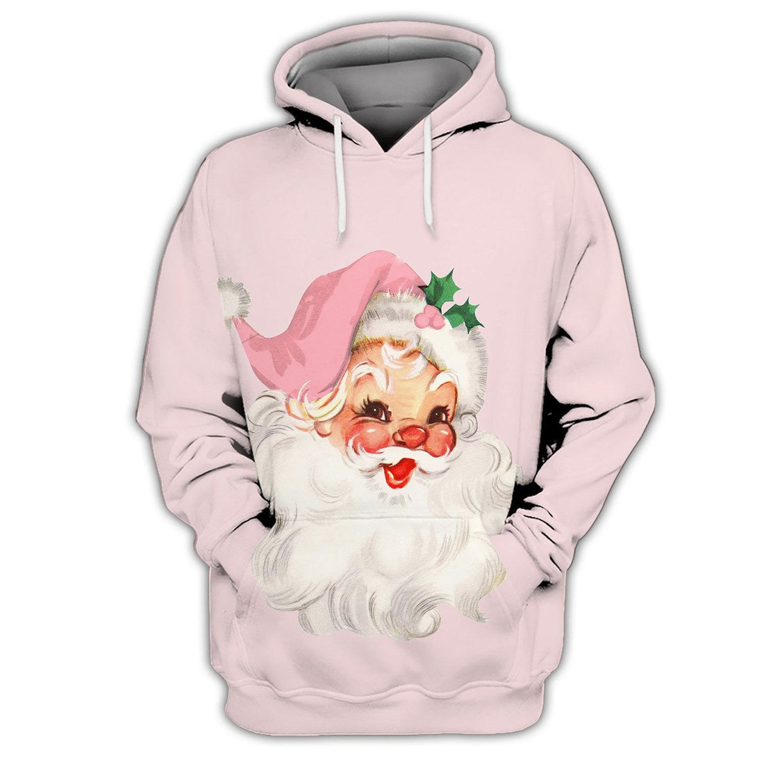 FUNSTUFFPRINT Santa Claus Christmas Hoodie Unisex Merry Christmas Hoodie 3D Hoodie and Zip Hoodie