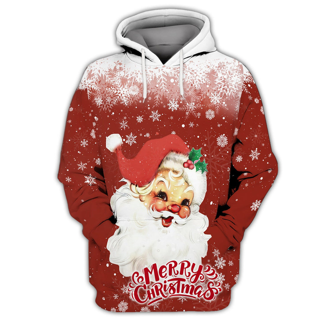 FUNSTUFFPRINT Santa Gift Printed Unisex Merry Christmas 3D Hoodie and Zip Hoodie