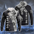FUNSTUFFPRINT Dragon Tattoo Artist 3D Hoodie and Zip Hoodie
