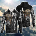 FUNSTUFFPRINT Wolf Warrior Tattoo 3D Hoodie and Zip Hoodie