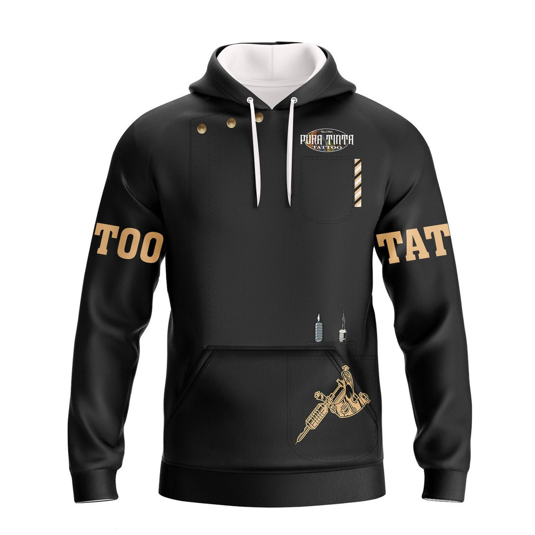 FUNSTUFFPRINT Tattoo Printed Hoodie T Shirt 3D Hoodie and Zip Hoodie
