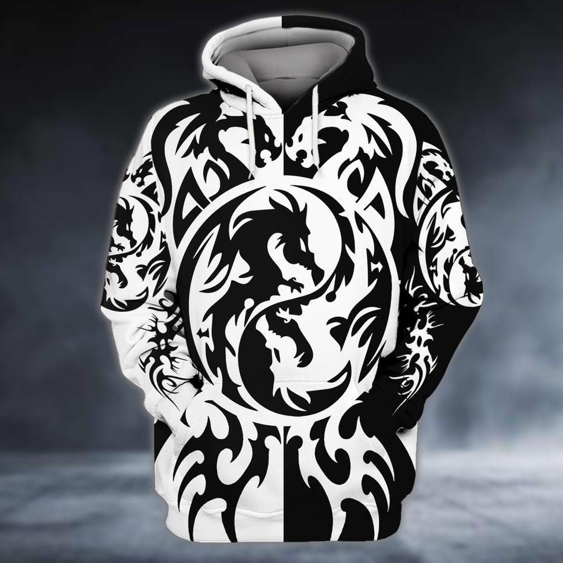 FUNSTUFFPRINT - Tattoo Dragon3D Hoodie and Zip Hoodie