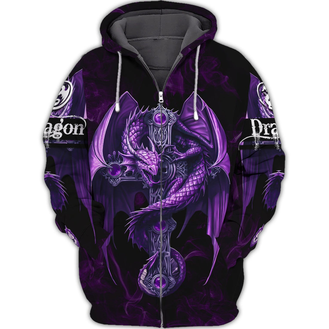 FUNSTUFFPRINT Dragon Tattoo Jacket 3D print for Woman 3D Hoodie and Zip Hoodie