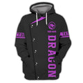 FUNSTUFFPRINT- Dragon Tattoo Jacket 3D Hoodie and Zip Hoodie