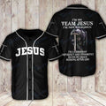 I'm On Team Jesus Baseball Tee Jersey Shirts 3D Printed 