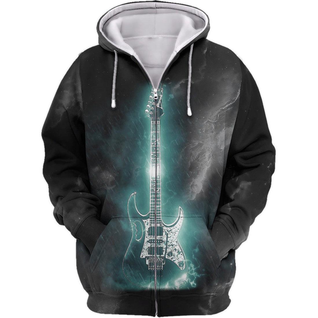 FUNSTUFFPRINT Love Guitar - Guitar 3D Shirt, Guitarist Musician Music Player for Man And Woman 3D Hoodie and Zip Hoodie