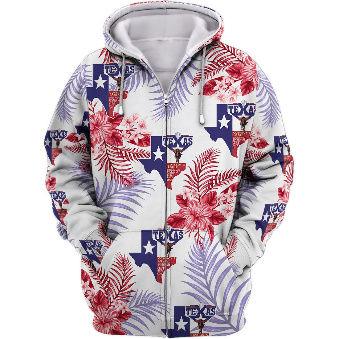 FUNSTUFFPRINT Lovers Texas 3D Hoodie and Zip Hoodie