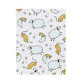 FUNSTUFFPRINT Counting Sheep Velveteen Plush Blanket