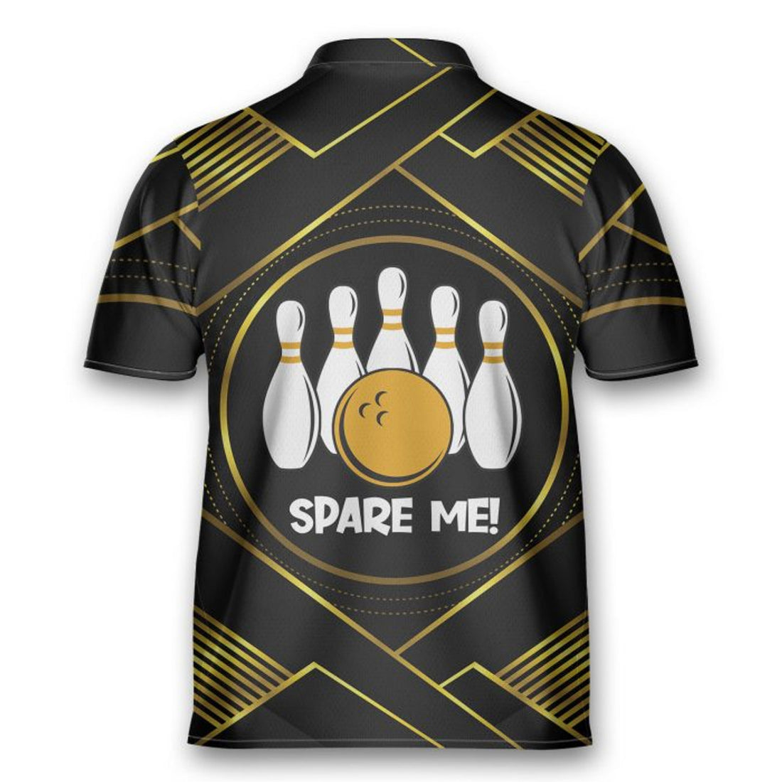 Spare Me Bowling Game Team Bowling Jersey Zipper Shirt