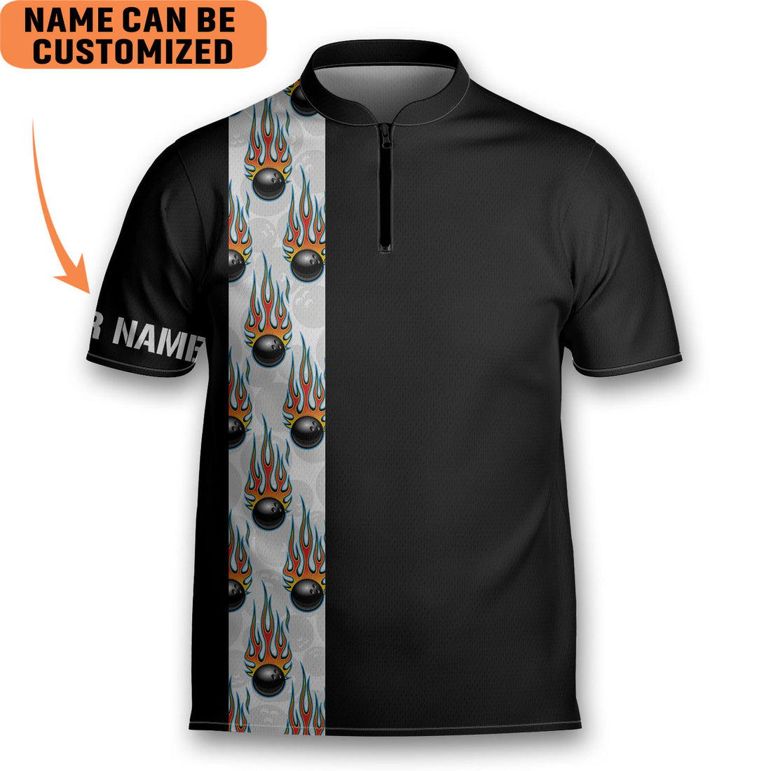 Custom Bowling Move Over Boys Bowling Jersey Zipper Shirt Custom Name