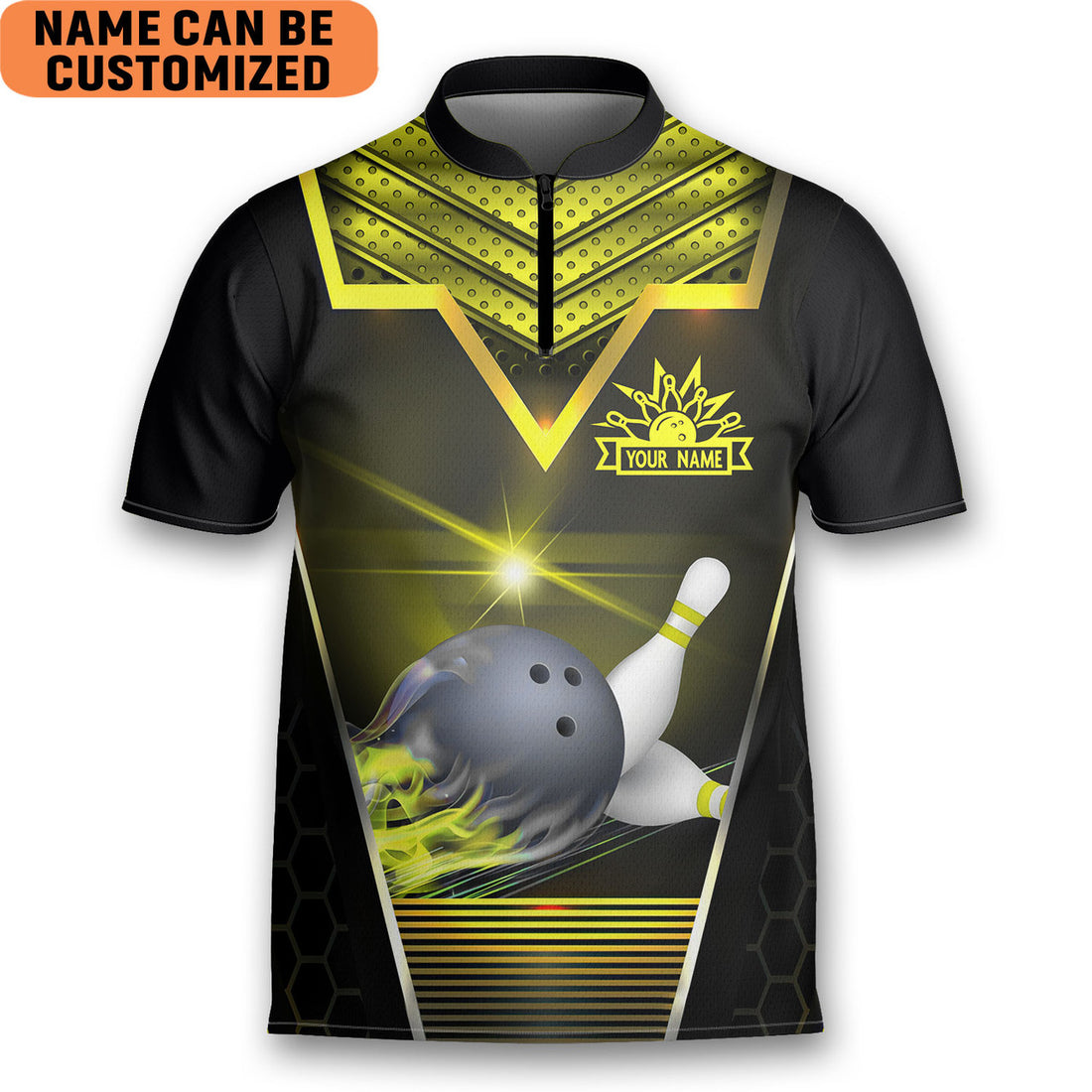 Custom Name It’s A Good Day For Bowling Team Bowling Jersey Zipper Shirt