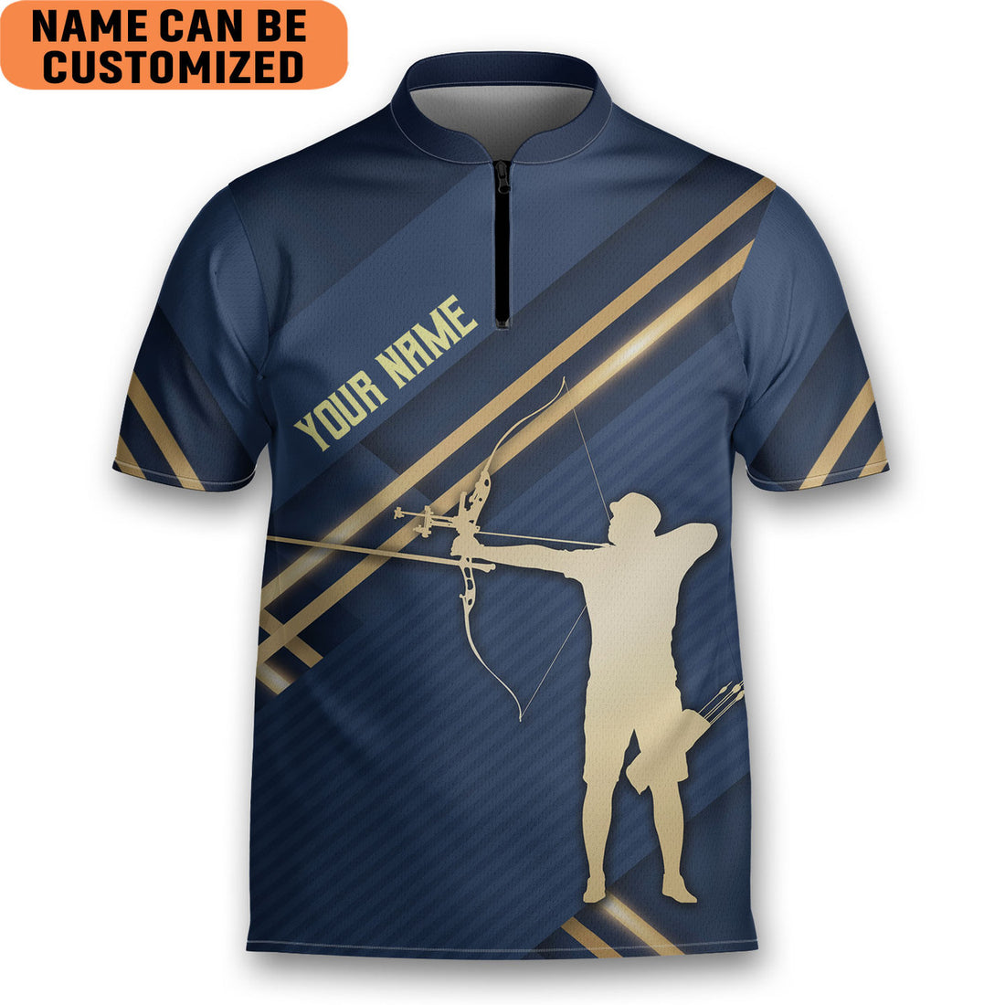 Custom Personalized Archery Appear for Archery Player Shooter Archery Jersey Zipper Shirt