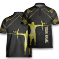 Custom Personalized Archery In My Heart Shooter Archery Jersey Zipper Shirt