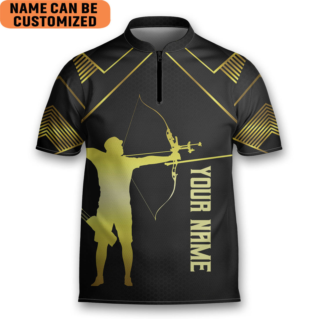 Custom Personalized Archery In My Heart Shooter Archery Jersey Zipper Shirt