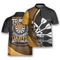 Beer Drinker To Play Darts But It Helps Shooter Archery Jersey Zipper Shirt