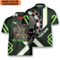 Custom Triple Is Funny But Double Makes The Money Shooter Archery Jersey Zipper Shirt