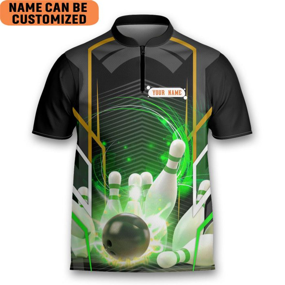 Custom Name Sometimes I Can Almost Hear Bowling Jersey Zipper Shirt