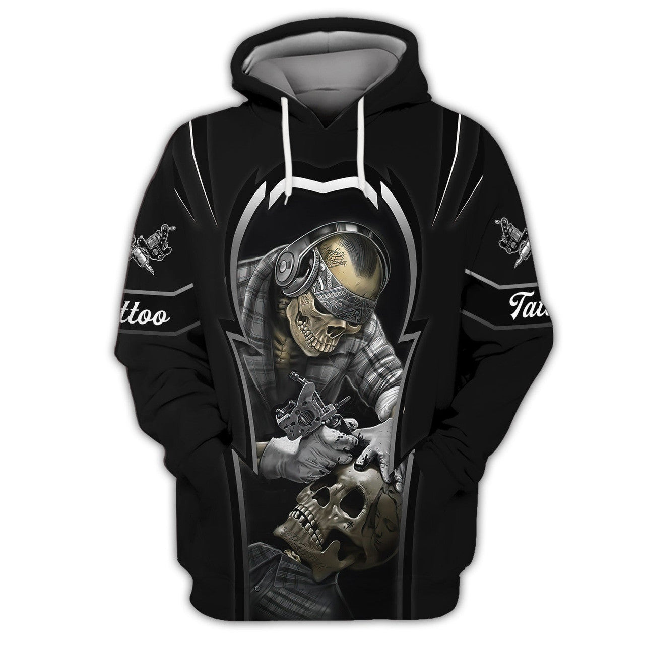 FUNSTUFFPRINT Latest Tattoo Artist Shop 3D Hoodie and Zip Hoodie