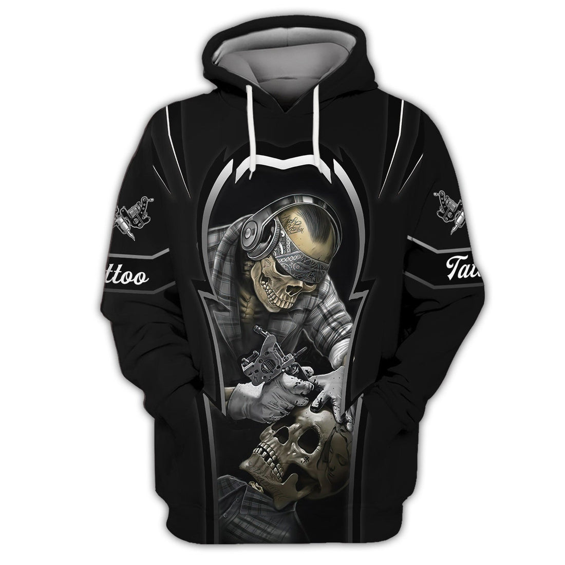 FUNSTUFFPRINT Latest Tattoo Artist Shop 3D Hoodie and Zip Hoodie